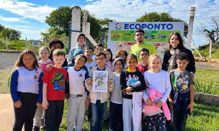 Alunos da Escola Mauro Roberto participaram de Tour Ambiental no Ecoponto Urbano de Castilho (SP)