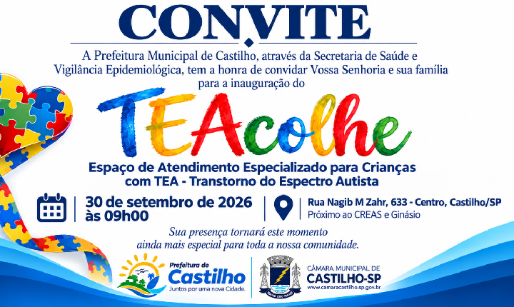 Castilho (SP) inaugura espaço especializado para crianças com autismo