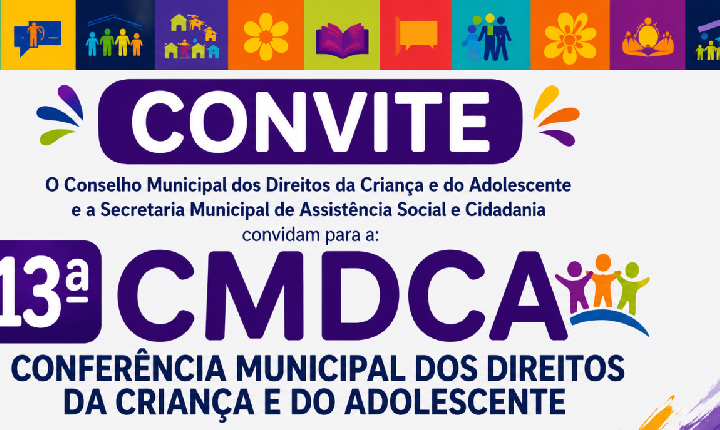 Castilho (SP) realiza a 13ª Conferência Municipal dos Direitos da Criança e do Adolescente nesta sexta-feira (28)