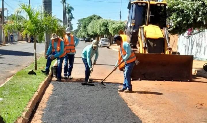 Castilho (SP) recebe redutores de velocidade e manutenção asfáltica em pontos estratégicos