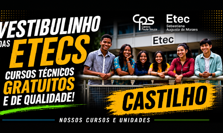 Desenvolvimento de Sistemas também é opção de curso técnico em Castilho (SP) pela ETEC   