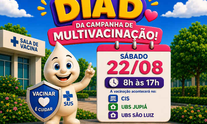 DIA D: Castilho terá 3 pontos de vacinação para crianças e adolescentes neste sábado (22)