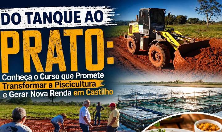 DO TANQUE AO PRATO: O Curso que promete transformar a piscicultura e gerar e nova renda em Castilho (SP)