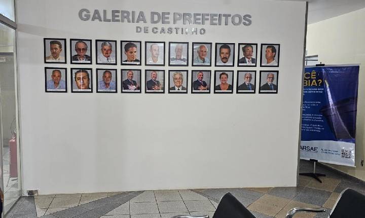 Galeria de Prefeitos eterniza a história política de Castilho nos 73 anos do município