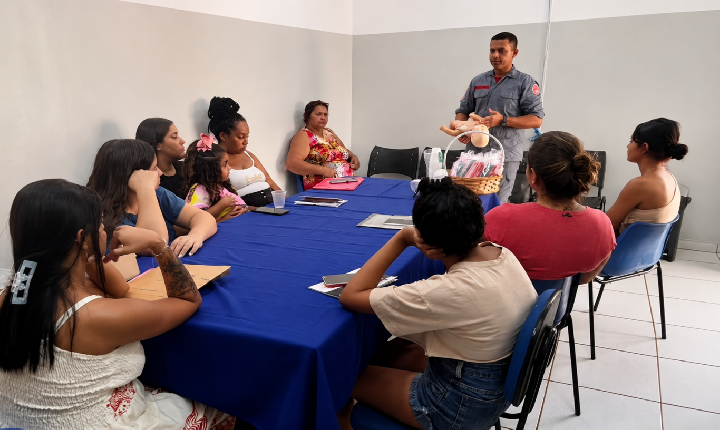 Gestantes castilhenses recebem orientações sobre primeiros socorros na UBS Laranjeiras