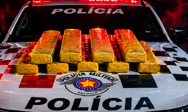 Homem é preso pela Força Tática com quase 10 kg de maconha durante perseguição em Castilho (SP)