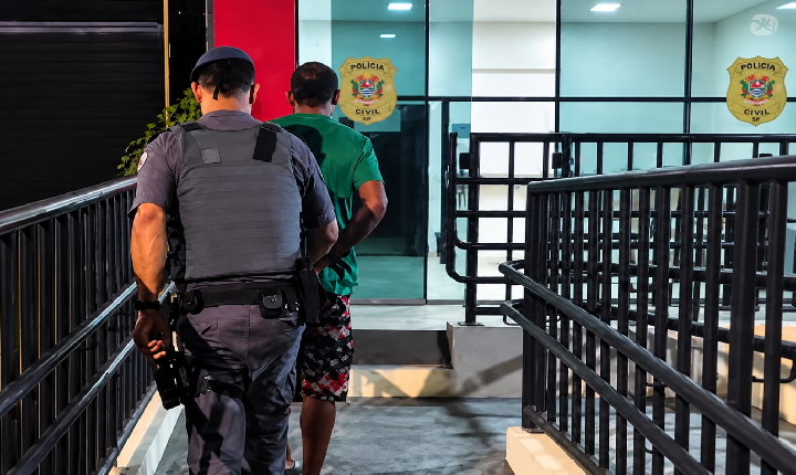 Homem é preso por furtar fios telefônicos no bairro Benfica em Andradina (SP)