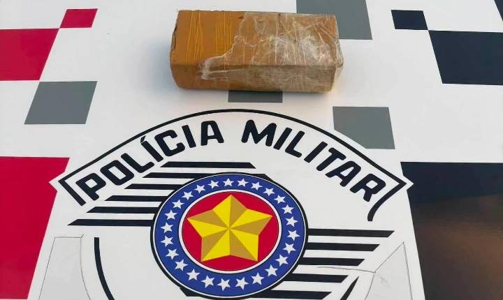 Jovem é preso com quase 600 gramas de maconha após fuga da Rocam e Força Tática em Andradina (SP)