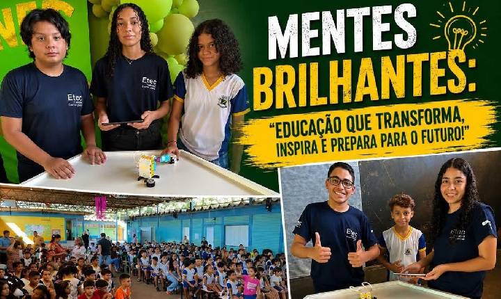 Mostra de Robótica em Castilho (SP) revela o potencial de “MENTES BRILHANTES”