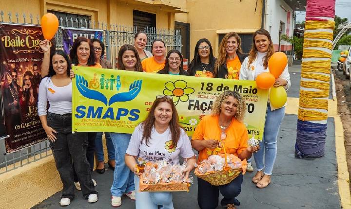 Murutinga do Sul realiza carreata de conscientização em alusão ao Maio Laranja 