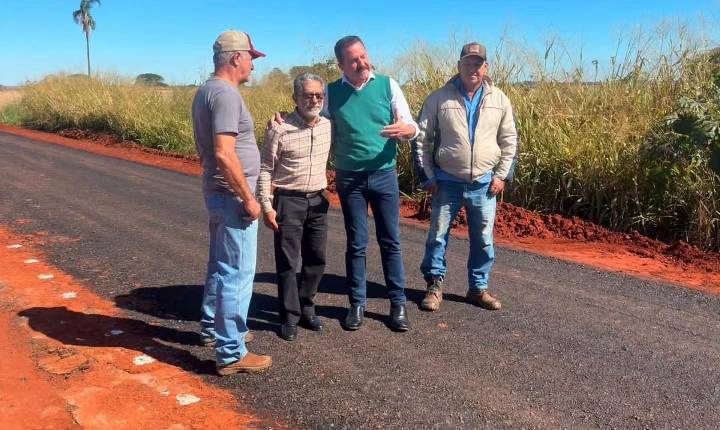 Paulo Boaventura e Governador Tarcísio anunciam retomada da pavimentação entre Castilho e Paranápolis