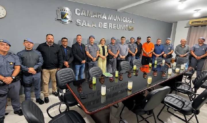 Polícia Militar e vereadores de Castilho (SP) discutem parcerias para reforçar a segurança no município
