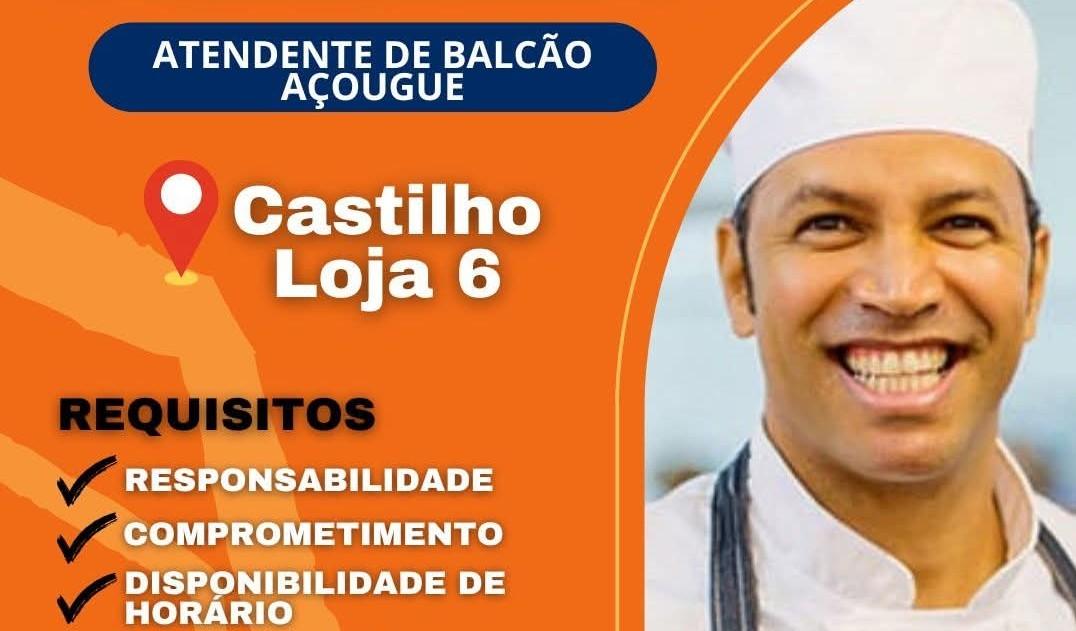 Oportunidade de emprego em Castilho