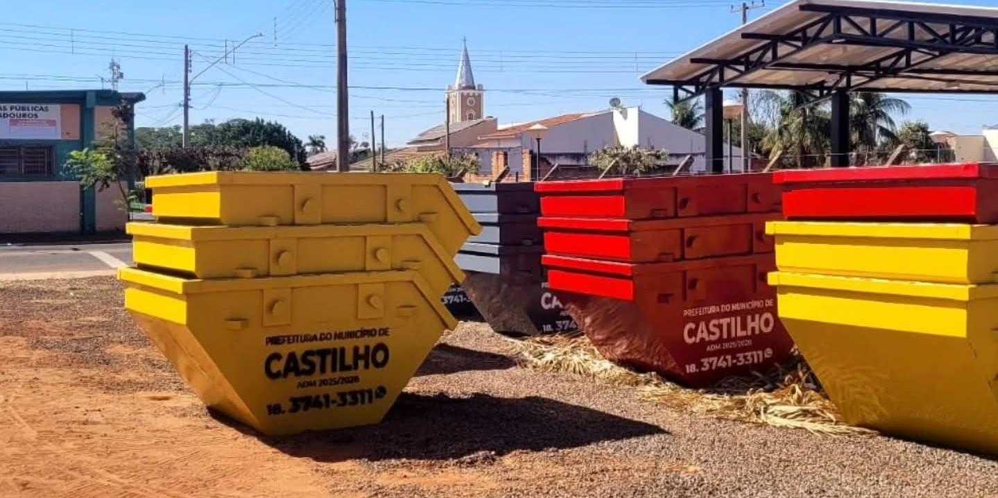 Com mais 30 caçambas, Prefeitura de Castilho aumenta prestação de serviço  