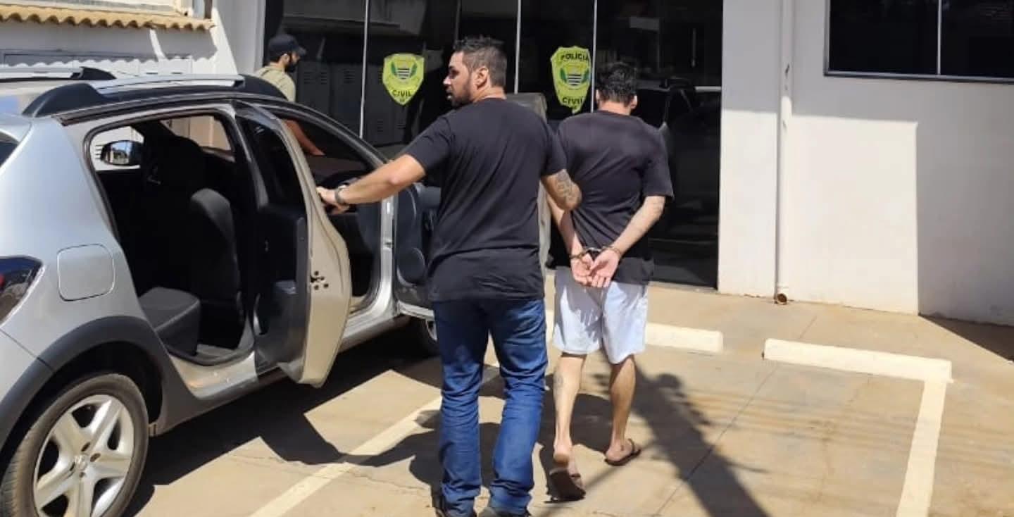 Polícia Civil prende homem que matou o padrasto com golpes de faca na Pendengo em Castilho (SP)