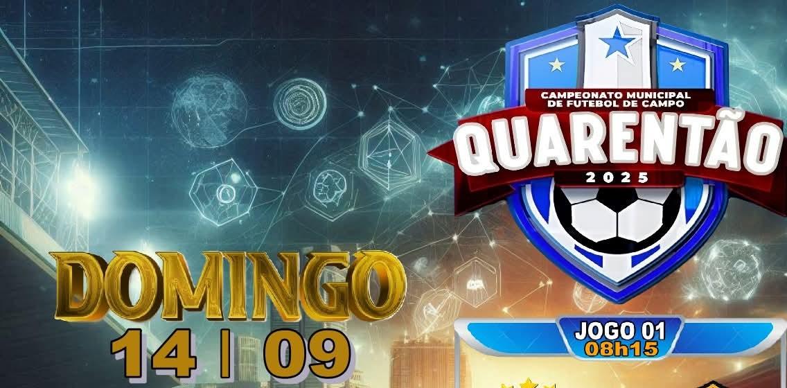 Domingo (15) acontece a abertura do 1° Campeonato Municipal Quarentão em Castilho (SP)