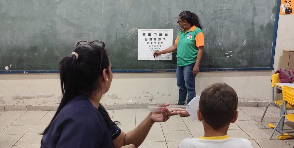 ESF Jupiá realiza ação do Programa Saúde na Escola (PSE) na Escola Maria Dauria em Castilho (SP)