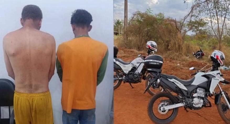 Polícia Militar recupera moto furtada e prende os autores em Andradina (SP)