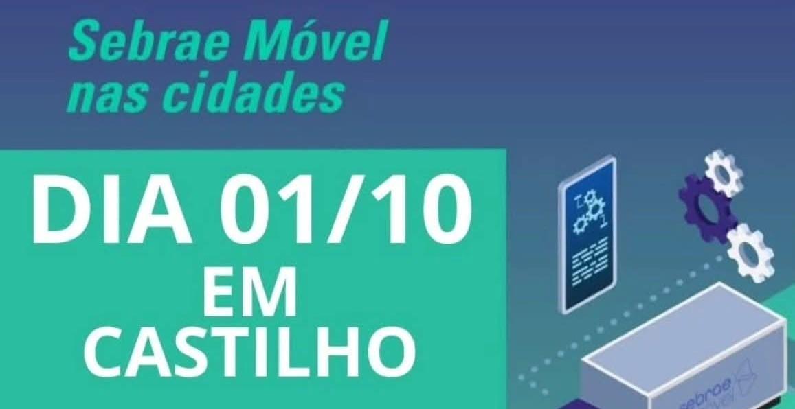Sebrae Móvel estará em Castilho (SP) dia 1° de outubro