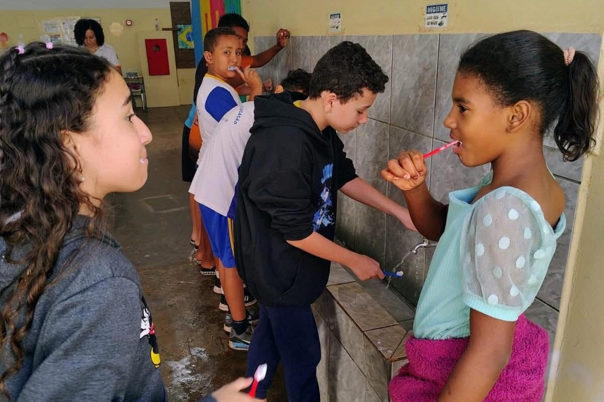 UBS Alípio em Castilho (SP) realiza projeto Saúde Bucal na Escola Djanira Bozzo