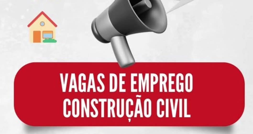Empresa Engenharia Luz Souza está contratando profissionais na área da construção civil em Castilho (SP)