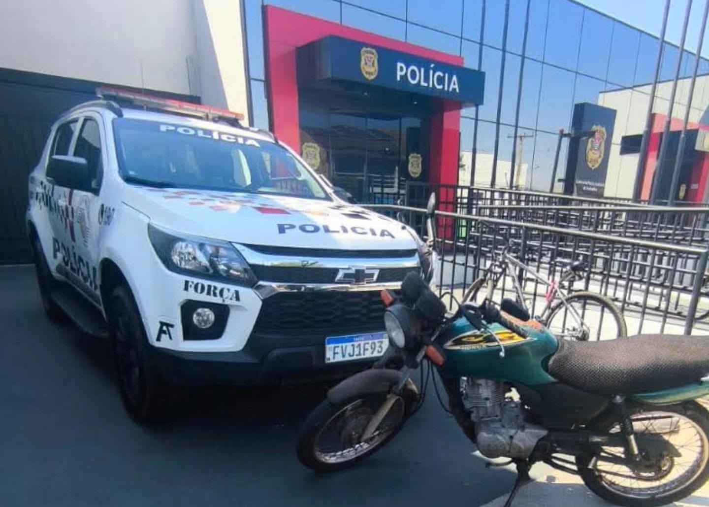 Homem é detido pela Força Tática com moto que havia sido furtada em Nova Independência (SP)