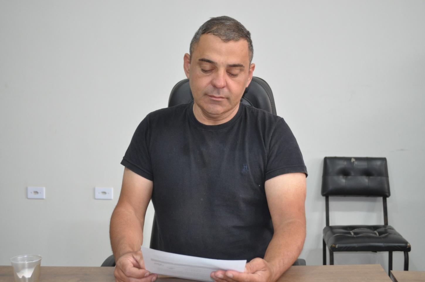 Sam agradece o prefeito Paulo Boaventura pelo envio do projeto da reforma da Pista de Skate em Castilho (SP)