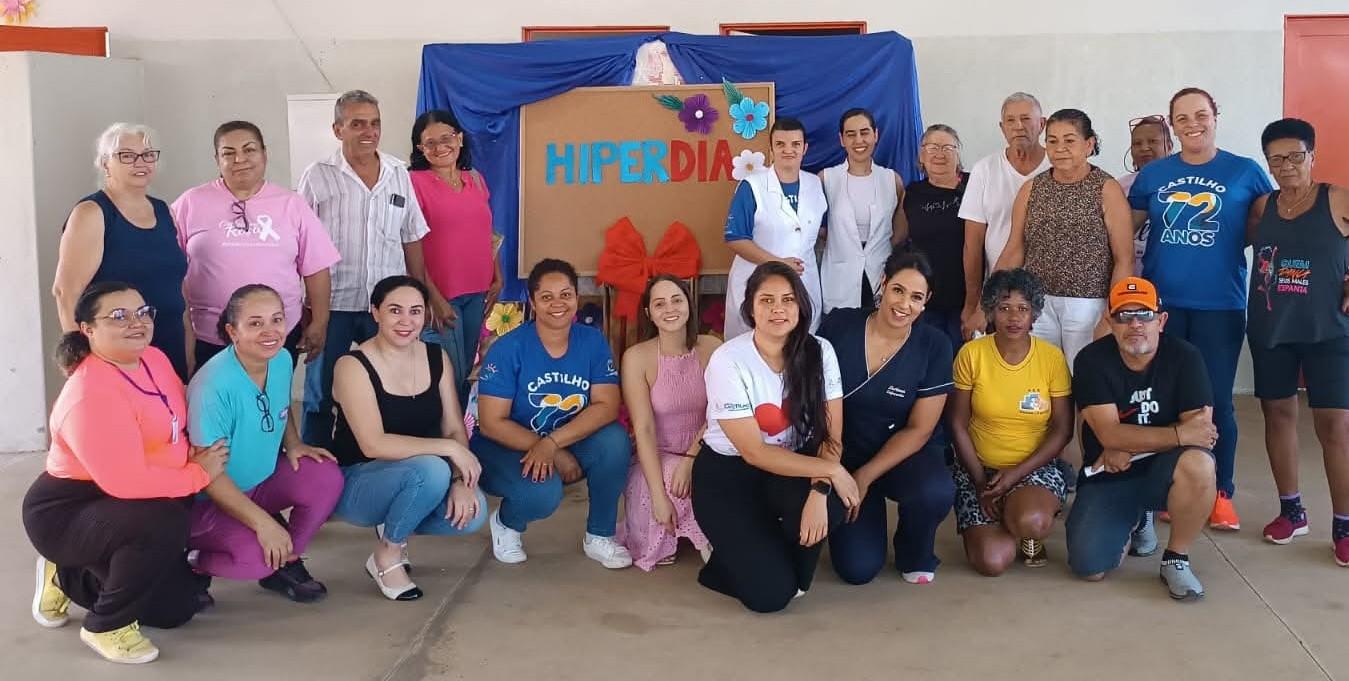 UBSs em Castilho (SP) realizam encontros para  orientações aos pacientes sobre hipertensão e diabetes