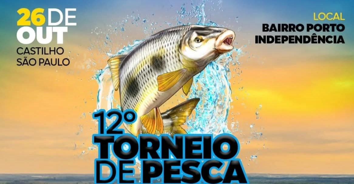 Últimos dias de inscrição para o 12º Torneio de Pesca em Castilho (SP)