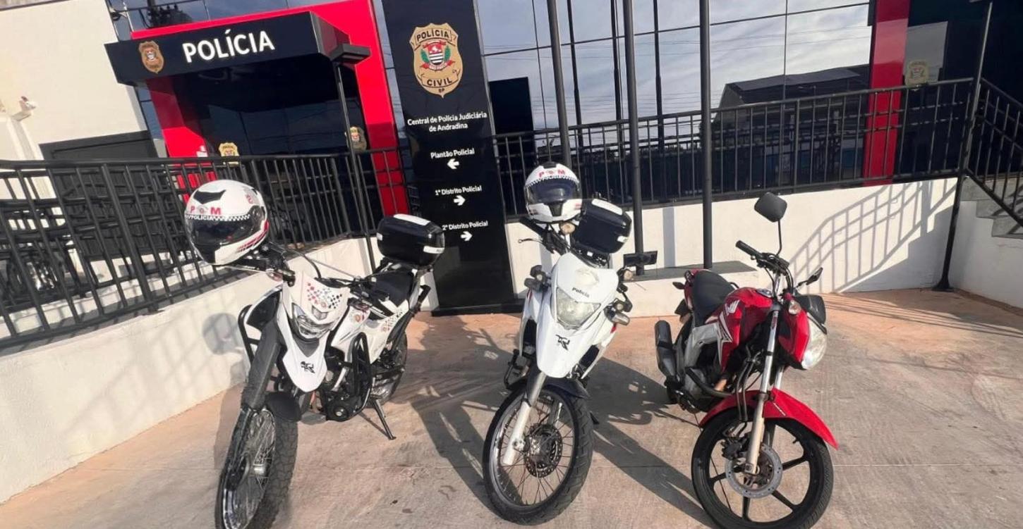 Assaltantes são presos após rápida ação da Polícia Militar em Andradina (SP)