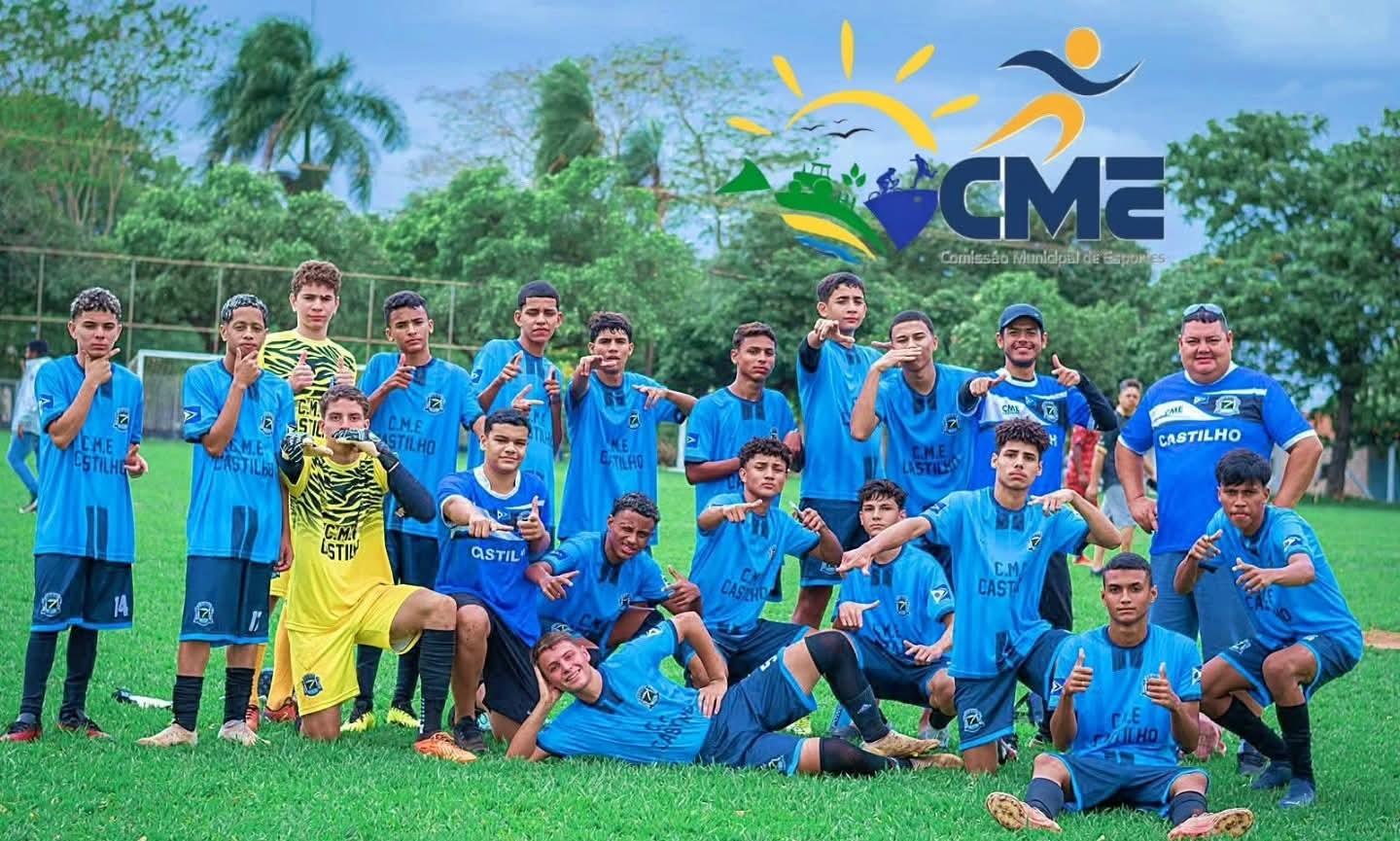 Equipe Sub-16 de Castilho goleia o ‘Bola Pra Frente’ de Araçatuba e vai às semifinais da Copa AME
