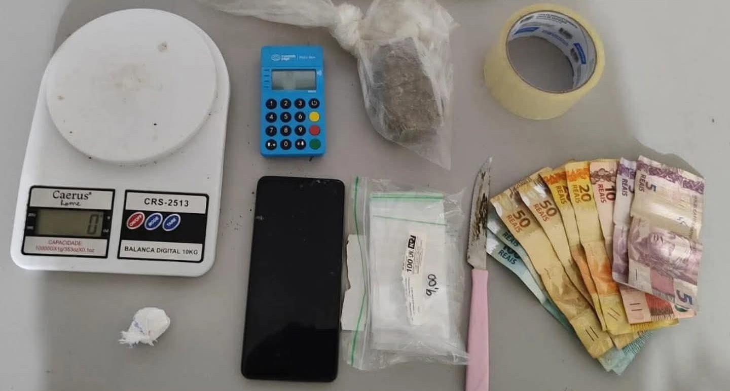Força Tática prende homem por tráfico e apreende droga, dinheiro e balança de precisão em Ilha Solteira (SP)