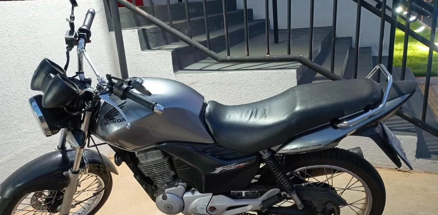 Polícia Militar recupera moto furtada e prende o autor do crime em Andradina (SP)