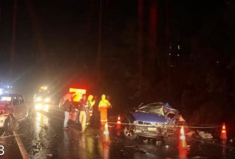 Tragédia: Casal, uma mulher e uma criança de seis anos morrem em acidente próximo a ponte que liga Itapura (SP) a Castilho (SP)