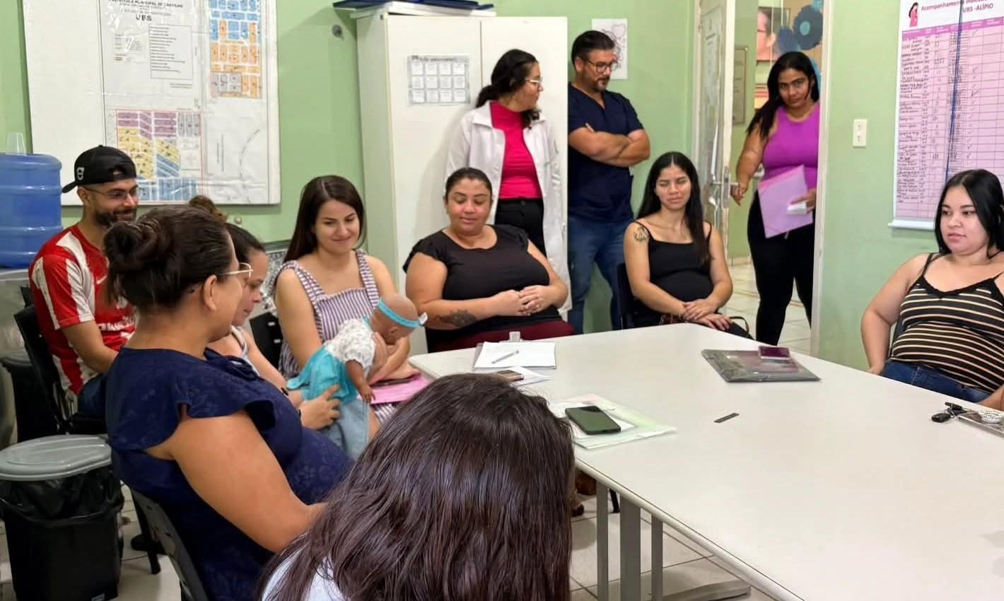 UBS Alípio em Castilho (SP) realiza curso de gestantes para as pacientes 