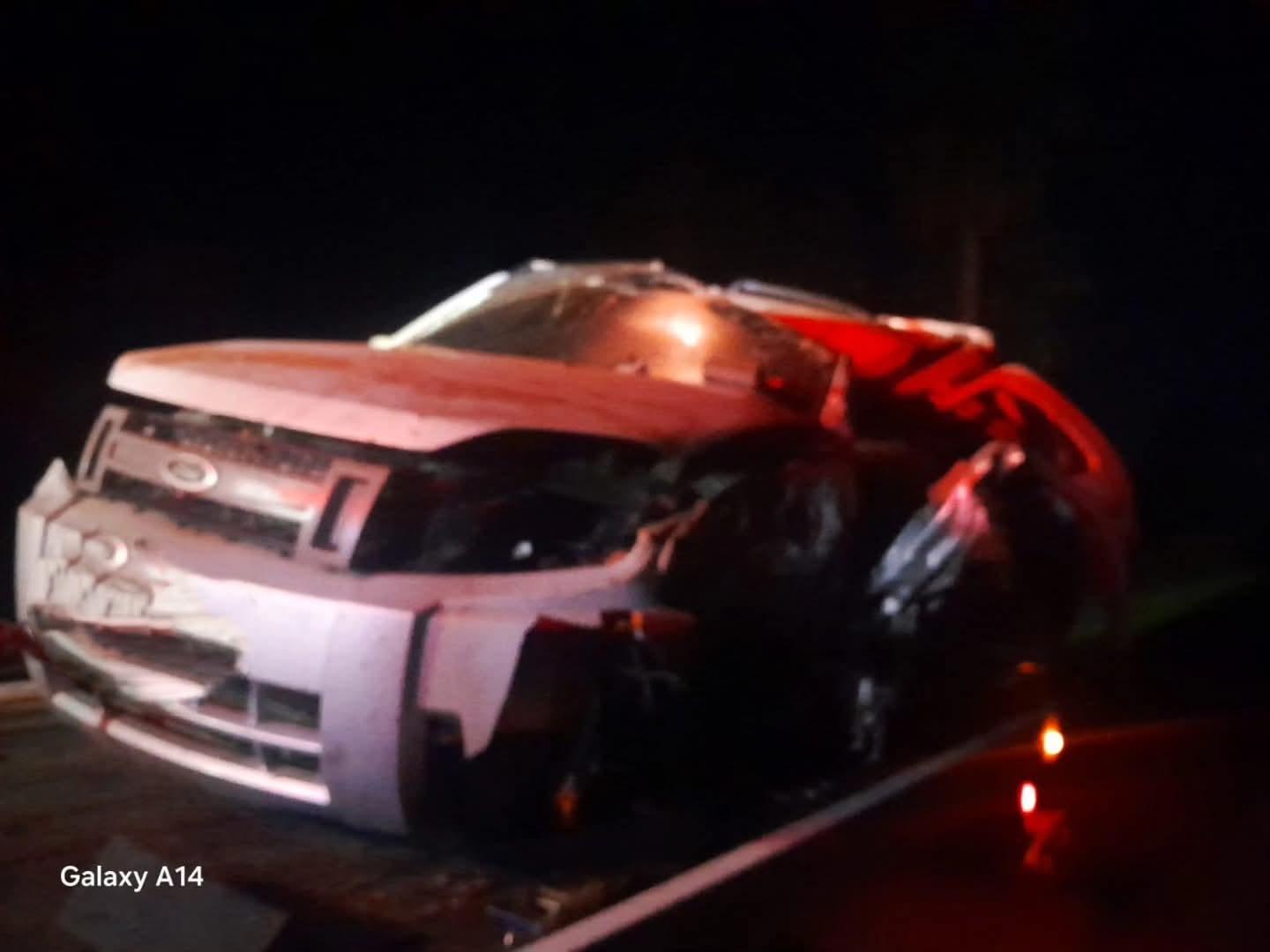 Mulher fica ferida em grave acidente na Integração em Andradina (SP)