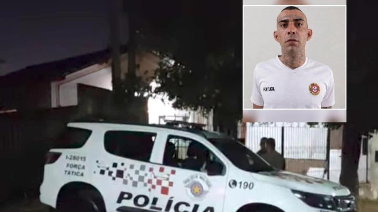 Homem rompe tornozeleira e acaba morto após reagir à prisão e confrontar a PM em Andradina (SP)