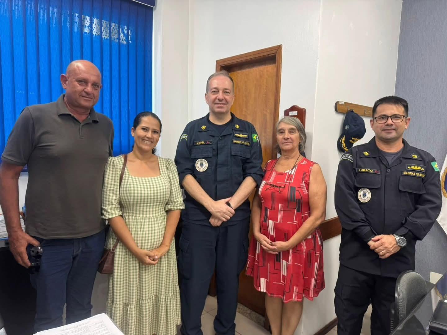 Prefeito Paulo Boaventura envia equipe de Governo à Barra Bonita visando Base Móvel da Marinha em Castilho