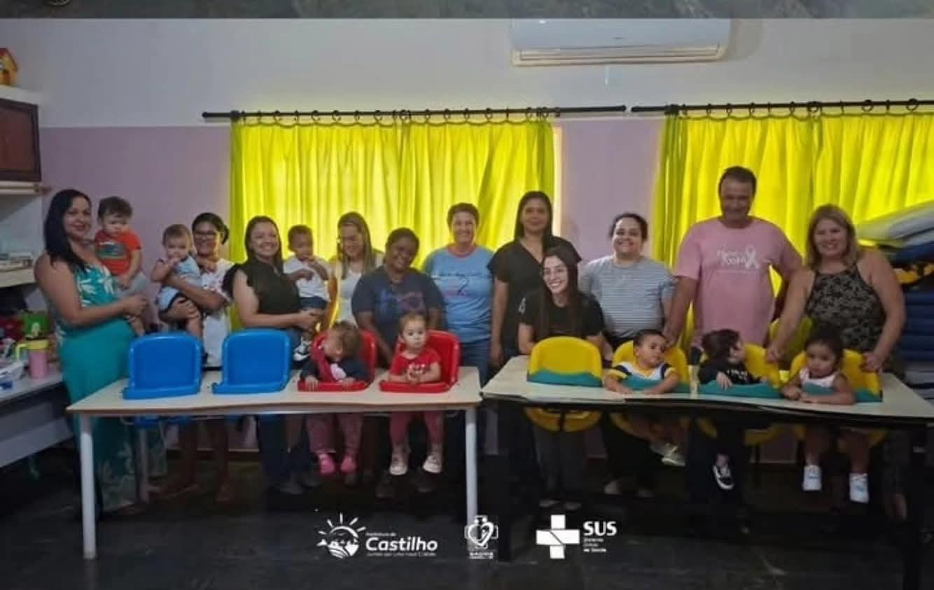 Creche Musa Telles em Castilho (SP) recebe equipe de Programa Saúde na Escola 