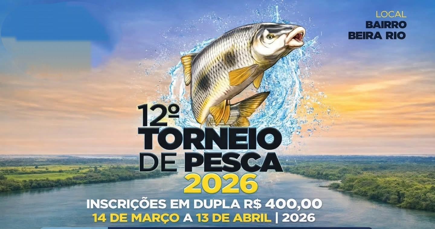 Torneio de Pesca de Castilho reabre inscrições neste sábado; evento será em abril no bairro Beira Rio