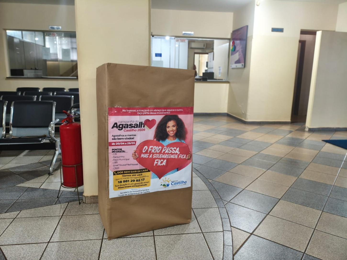 Castilho (SP) inicia Campanha do Agasalho 2026 e amplia pontos de coleta para atender famílias no inverno