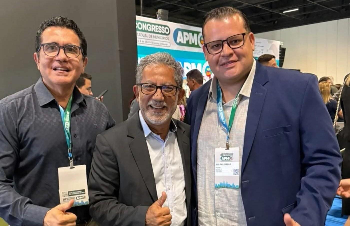 Paulo Boaventura e João Paulo Araújo participam do 68º Congresso Estadual de Municípios em São Paulo (SP)