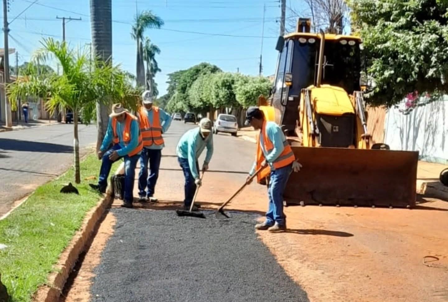 Castilho (SP) recebe redutores de velocidade e manutenção asfáltica em pontos estratégicos