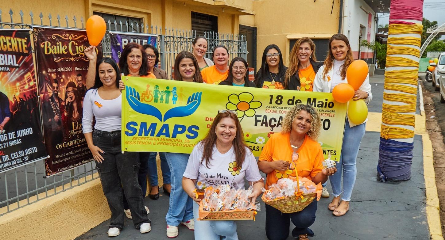 Murutinga do Sul realiza carreata de conscientização em alusão ao Maio Laranja 