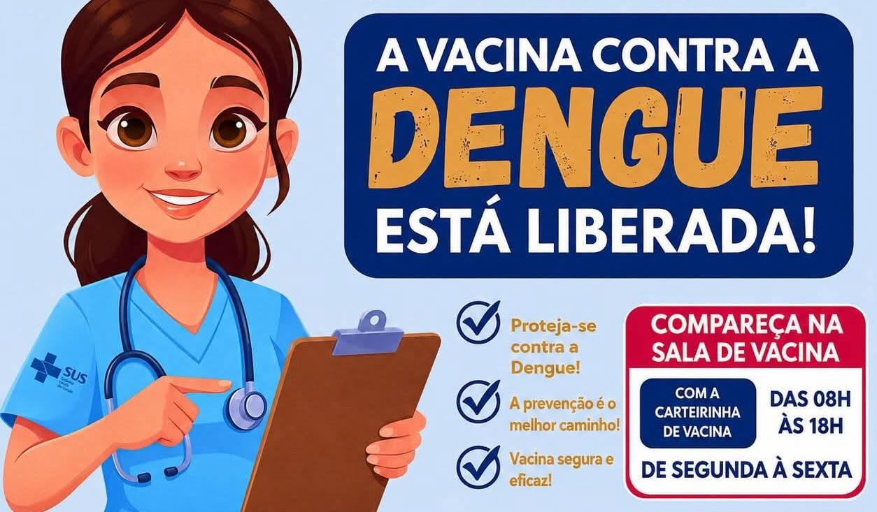 Castilho (SP) convoca moradores de 59 ANOS para vacinação contra a Dengue
