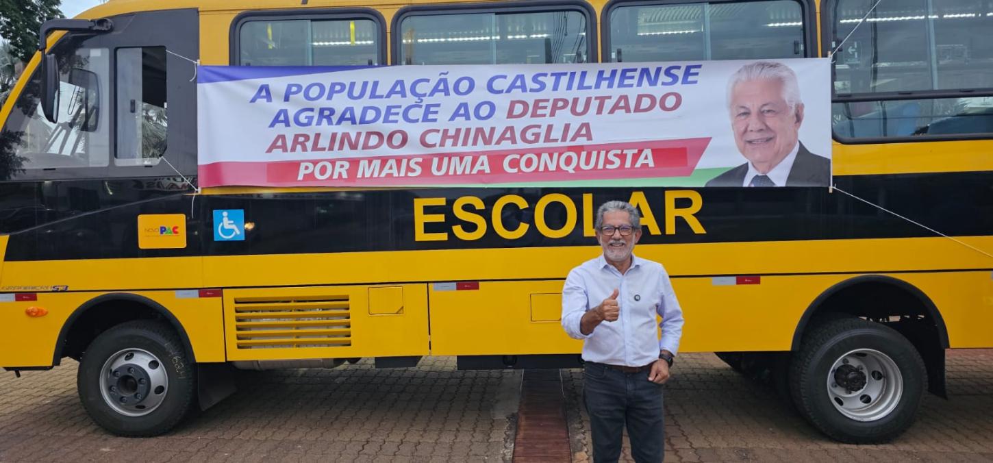 Castilho (SP) recebe 1º ônibus escolar com ar-condicionado e amplia renovação da frota da Educação