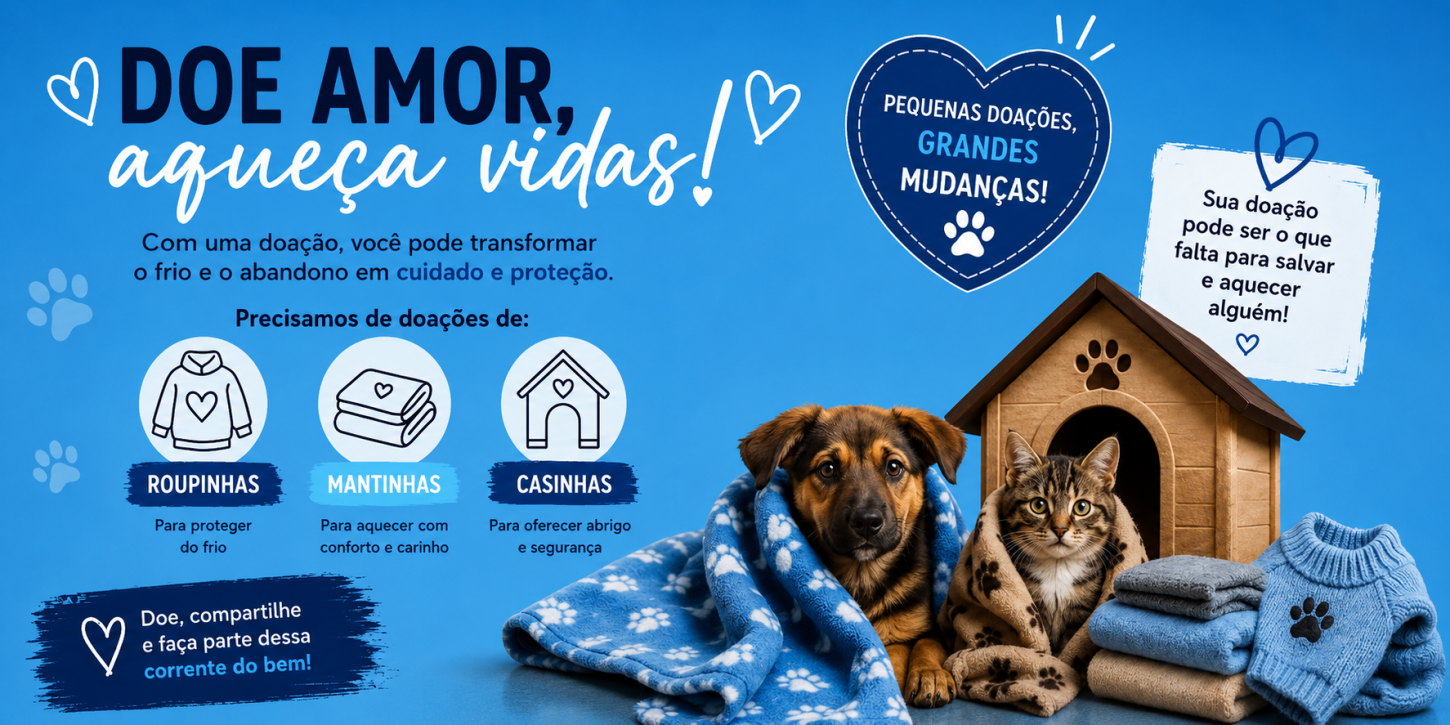 Castilho (SP) mobiliza campanha para aquecer animais de estimação