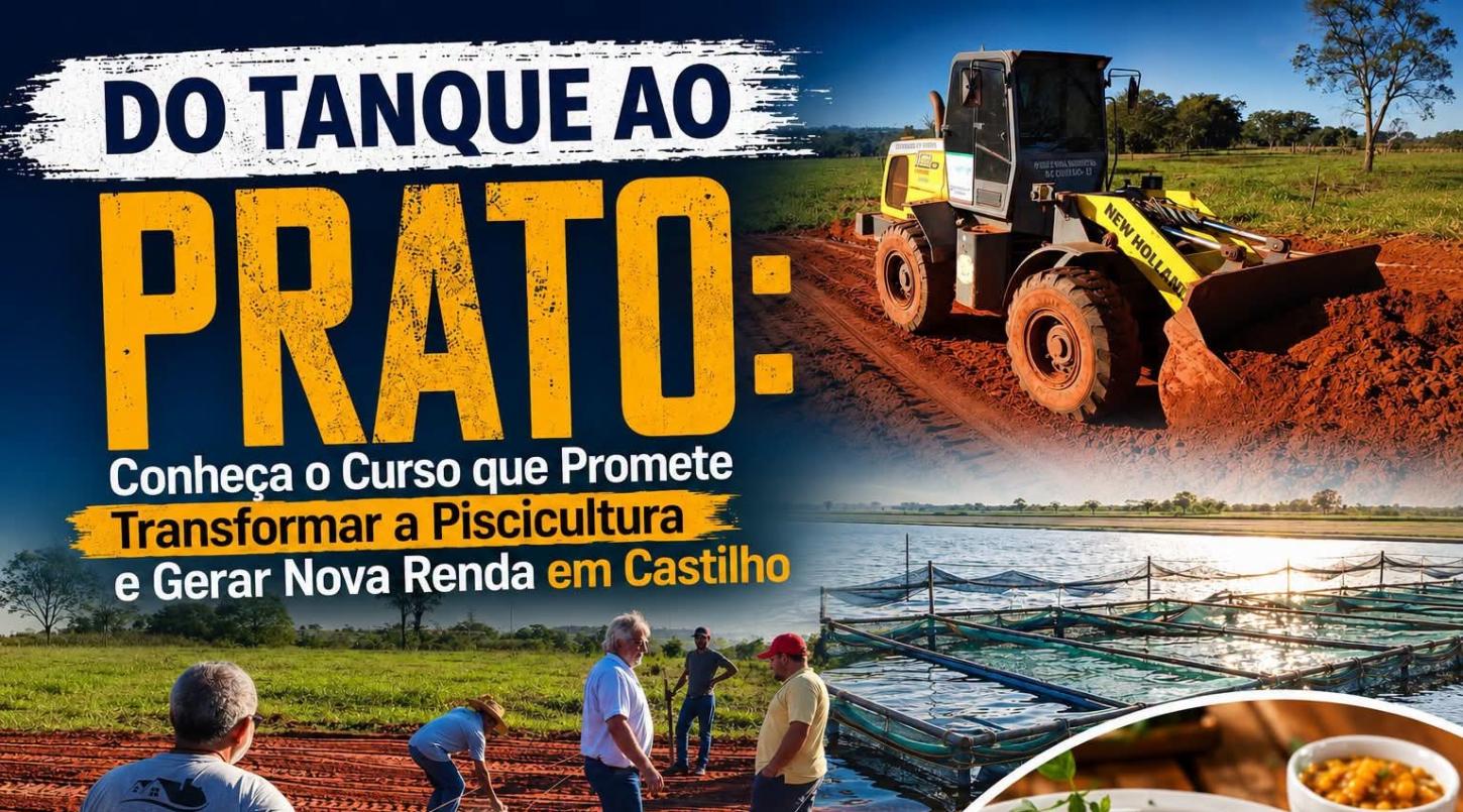 DO TANQUE AO PRATO: O Curso que promete transformar a piscicultura e gerar e nova renda em Castilho (SP)