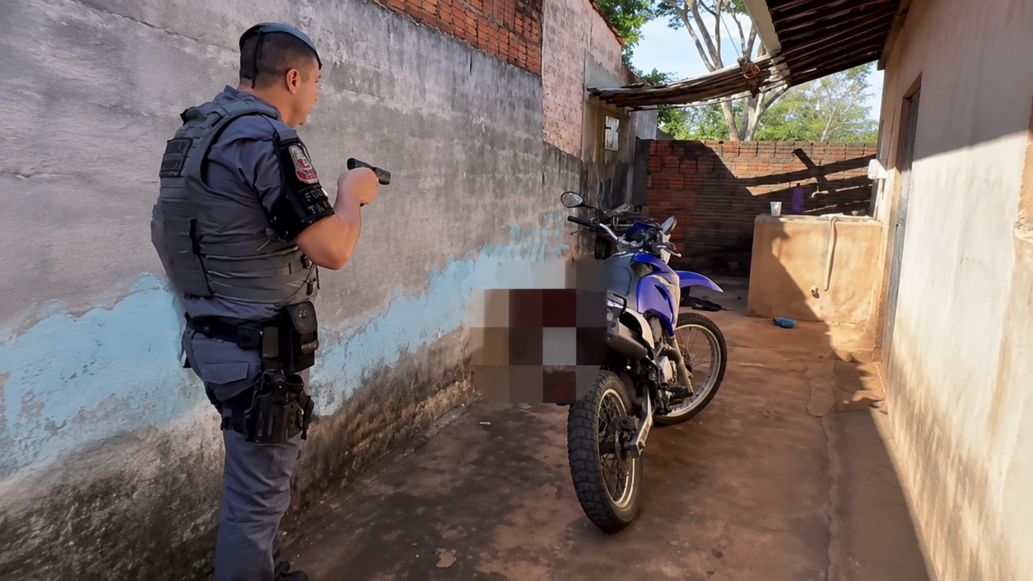 Força Tática localiza em Castilho (SP) moto roubada em Três Lagoas (MS)