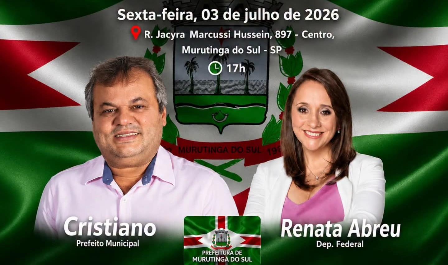 Murutinga do Sul (SP) realiza Sessão Solene para homenagear a Deputada Federal Renata Abreu com o Título de Cidadã Honorária